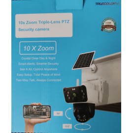 O-KAM 3950 10x Optik Zoom Beyaz Renk PTZ Solar Sim Kartlı 4G Güvenlik Kamerası Güneş Enerjili Kamera