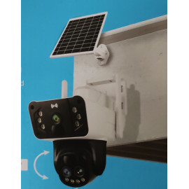 O-KAM 3950 10x Optik Zoom Beyaz Renk PTZ Solar Sim Kartlı 4G Güvenlik Kamerası Güneş Enerjili Kamera