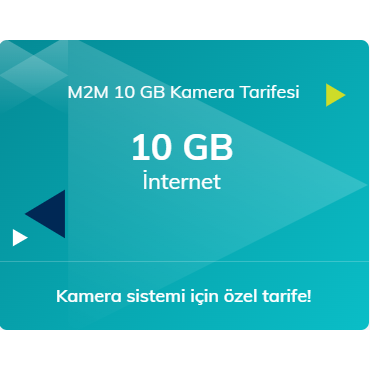 1 Yıllık Turk Telekom Data Hat Kameralar için Ucuz İnternet Hattı