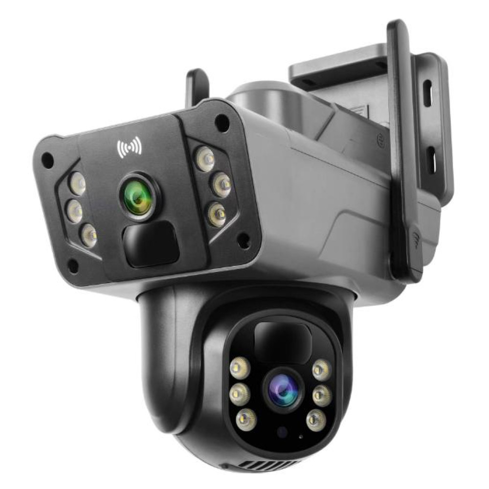 Çift Lensli Solar 4G 6MP Dual Lens Güneş Enerjili Hareket Takipli PTZ Kamera