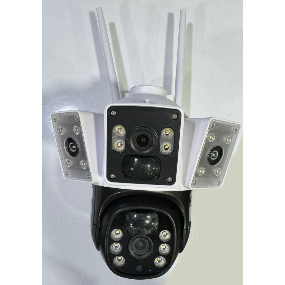 Çift Kameralı OKAM 3037 Geniş Açılı Güneş Enerjili 4G 6MP Dual Lens Solar PTZ Kamera