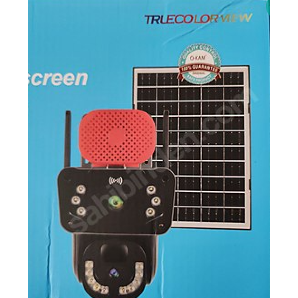 1 yıllık Türk Telekom Hat Dahil O-KAM 3815 PTZ Solar  Kamera Sim Kartlı 4G Güvenlik Kamerası Güneş Enerjili