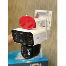 Güneş Enerjili Okam-3915 Çift Kameralı Sim Kartlı Solar 4G 6MP Dual Lens Güvenlik Kamerası En Ucuz Toptan